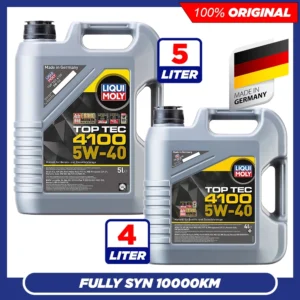 my-11134207-7rasm-m1p11tq4hxk724.webp LIQUI MOLY TOP TEC 4100 5W40 C3 Fully Synthetic Engine Oil (5L/4L)